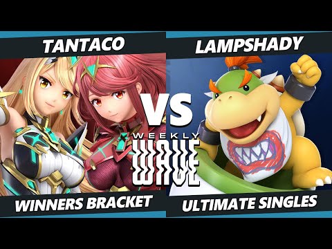 Weekly Wave 21 - TanTaco (Pyra Mythra) Vs. LampShady (Bowser Jr) SSBU Ultimate Tournament