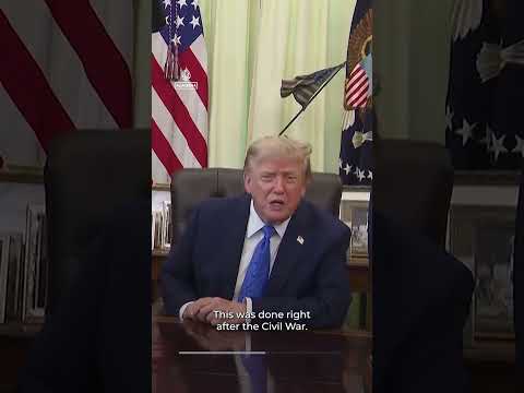 Trump signs executive orders banning so-called ‘birth tourism’ | AJ #shorts