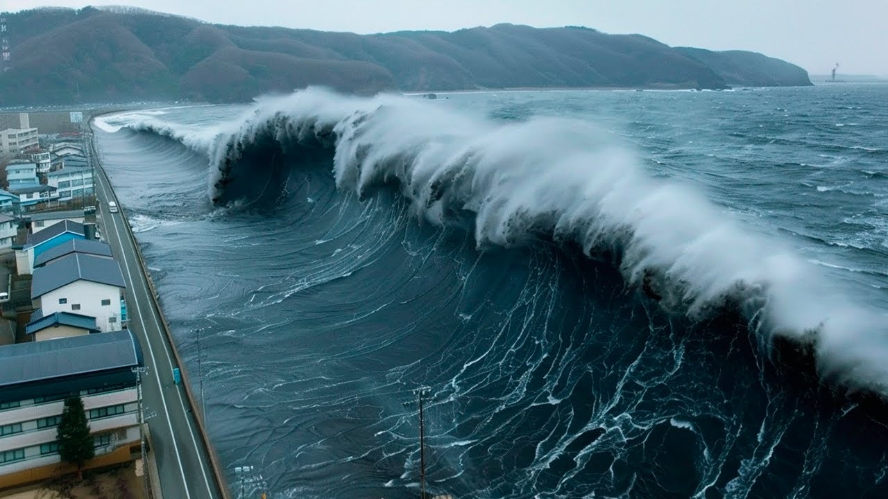 7 ondas assustadoras que foram registradas em vídeo