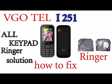 VGO TEL i251 Ringer speaker solution how to fix all keyboard mobile speakers fix 💯