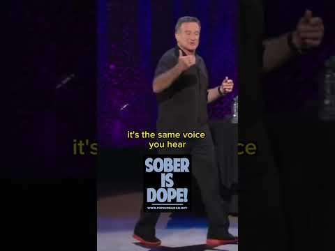 Robin Williams breaks down all the alcoholics with humor #addiction #robbinwilliams