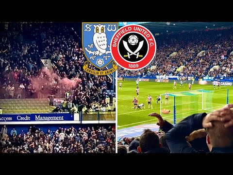 RAW ATMOSPHERE AS BLADES WIN 1-0 IN STEEL CITY DERBY! - Sheffield Wednesday 0-1 Sheffield United