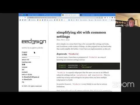 About sbt 2.x by Eugene Yokota