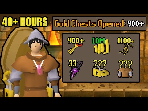 40 hours of Shades of Mort'ton Gold Chests | Every Drop: No Banking (#12) [OSRS]