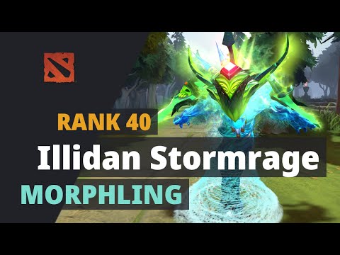 Illidan Stormrage (Rank 40) plays Morphling Dota 2 Full Game