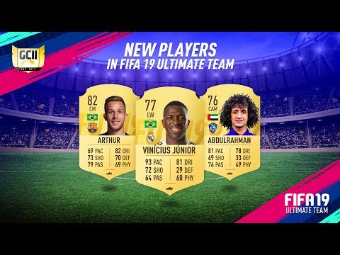 New Players On Fifa 19 Ultimate Team W Vinicius Junior Abdulrahman More New Players On Fifa 19 Ultimate Team W Vinicius Junior Abdulrahman More
