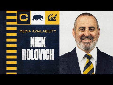 Cal Football: Interim Head Coach Nick Rolovich Media Availability (11.25.2025)