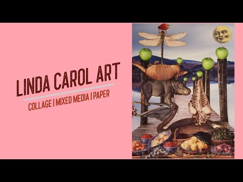 Magical Monday/ Pelican's Picnic/ Analog Collage/ Paper Cut Collage