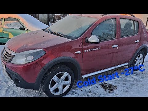 Thumbnail for Cold Start -27°C Dacia Sandero Stepway 1.6i 2011 by Dacia Sandero Stepway