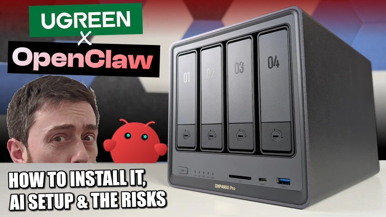 UGREEN NAS and Openclaw – How to Install it, Setup Your AI and Understanding The Risks!