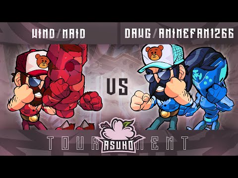 Asuko 2v2 Tournament #1 - animefan1266 & dawg vs - Maid & Wind - Semi Finals
