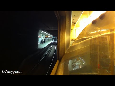 RET Metro rit door ruit / ride through window (type T) Schiedam Centrum - Coolhaven Rotterdam!