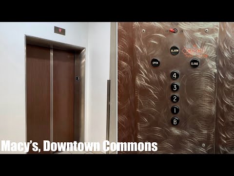 EPIC Montgomery Black Button Hydraulic Elevators @ Macy's, DOCO, Sacramento, CA