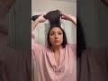 AT HOME SALON BLOW OUT TUTORIAL #curlytostraight #blowout #revlononestephairdryer #GRWM