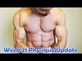 Natural Bodybuilder | Carb Cycling | Week 21 Physique Update