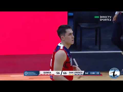 Franco Baralle 22 PTS | Quimsa 110-97 San Lorenzo | Semifinales Basketball Champions League