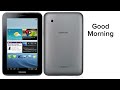 SAMSUNG Galaxy Tab 2 7 0 P3100 Alarm Tone