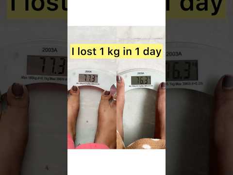 How i lost 1 kg in 1 day#weightloss #indianweightloss #indiandietplan#shorts