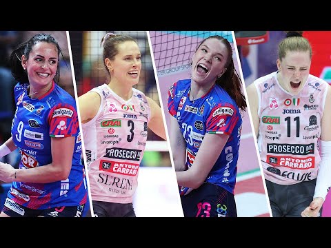 ALL "MEGA RALLY" of the Match Semifinal Game-2 Novara - Conegliano | Lega Volley Femminile 2023/24