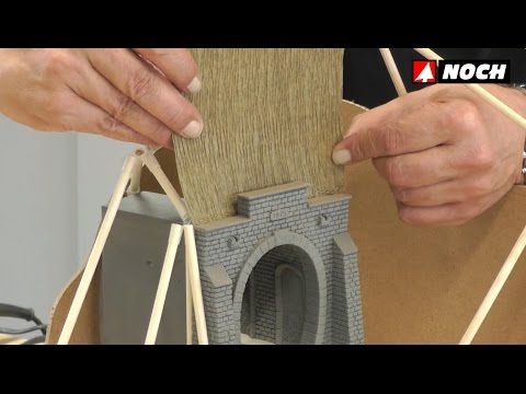 NOCH Bastel-Workshop Modell-Landschaftsbau Teil 6 von 24: Arbeiten mit Gelände-Krepp