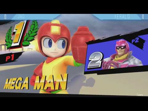 Jax Smash Weekly 3/9 - JAQ(Mega man) Vs Xerald(Cpt. Falcon) - Wii U Losers Top 8