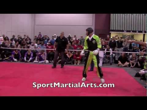Bryan Young v Raymond Daniels - Men's Team Sparring - 2012 Compete Nationals