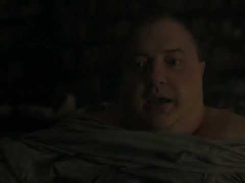 The Whale 2022 - BEST SCENE, Brendan reads his daughters essay.