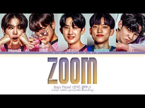 [Boys Planet] 사랑해ZOOM 'ZOOM (original: Jessi)' Lyrics (Color Coded Lyrics)