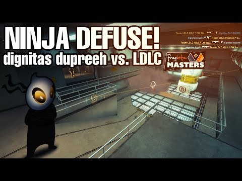 CS:GO dignitas dupreeh vs. LDLC - NINJA DEFUSE!