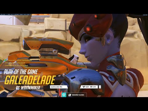 Gale DPS Main Widow gameplay! POTG! [ Overwatch Season 35 Top 500 ]