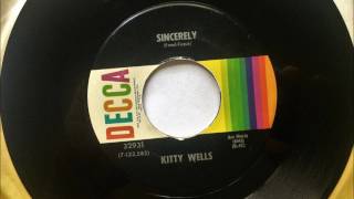 Sincerely , Kitty Wells , 1972