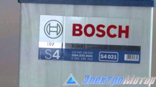 Bosch 6СТ-45 S4 Silver (S40 200) - відео 1
