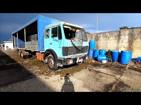 Fabbrica abbandonata - trovate auto e camion al suo interno