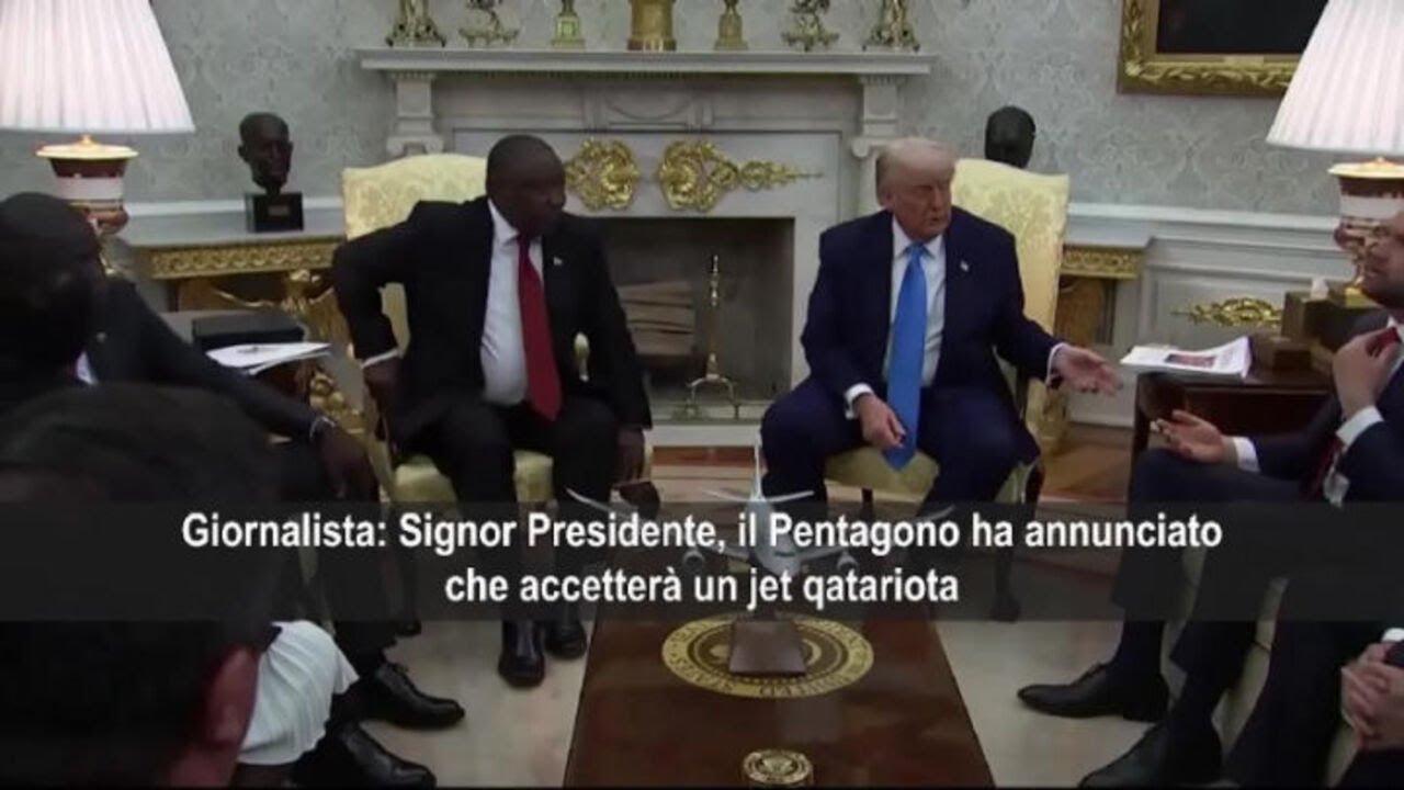 Trump invita giornalista a uscire dopo domanda su jet donato dal Qatar: È un pessimo cronista