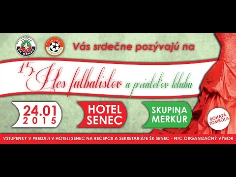 Ples futbalistov ŠK Senec 2015