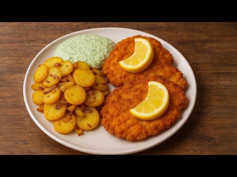 Schnitzel Frankfurter Art – mit Bratkartoffeln & Grüner Soße einfach zubereiten