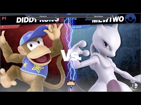 BBS1 #1 - Random (Diddy Kong) vs GadingBois|TapuMelee (Mewtwo) - Top 8 Losers [RAW]