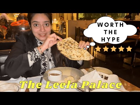 My first 5-star 🌟 dining experience | THE QUBE | THE LEELA PALACE | Worth the hype ?🤔🔥