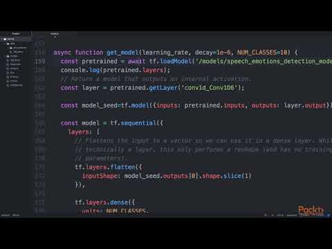 Deep Learning Projects with JavaScript Create a New Model Based | packtpub com