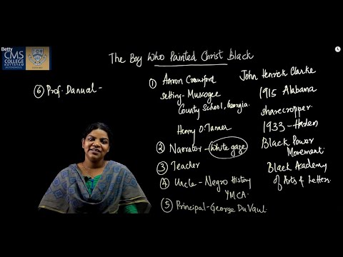 "The Boy Who Painted Christ Black" by John Henrik Clarke I Betty Elsa Jacob I Dept. of English