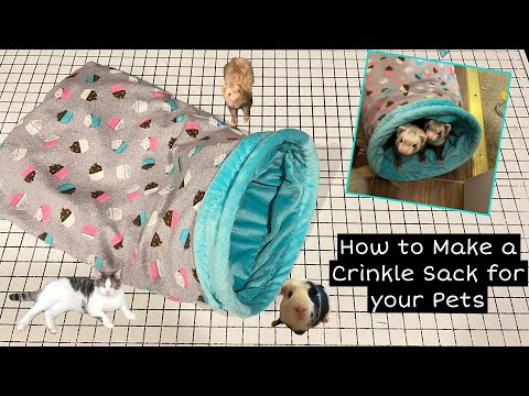 How to Make a Crinkle Sack for your Pets