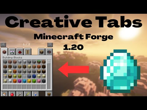 1.20 Minecraft Forge Modding Tutorial - Creative Tabs