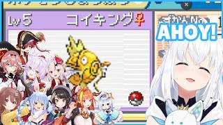 Fubuki Trying to Imitates Hololive Members to Get a Golden Magikarp is Hilariously Cute