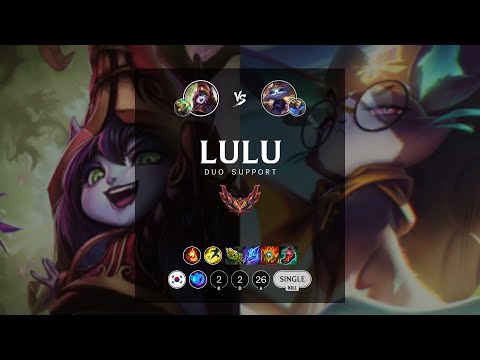 Lulu Support vs Yuumi - KR Grandmaster Patch 12.12