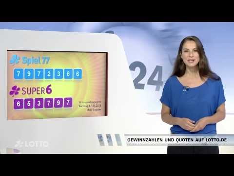 Ziehung der Lottozahlen vom Samstag, den 07.09.2013