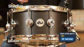 Video thumbnail for DW 6.5x14 Collectors Series Maple Snare Drum - Ebony Oil Quick n' Dirty by soundpurestudios