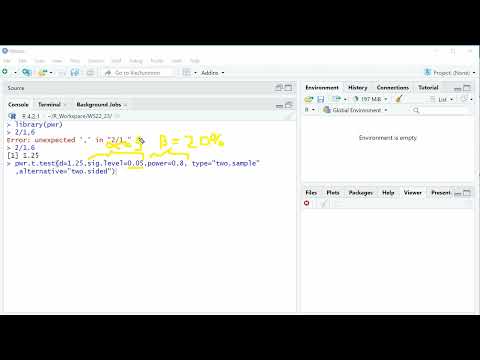 4.3 R-Kurs T-Test berechnung der notwendigen Stichprobengröße