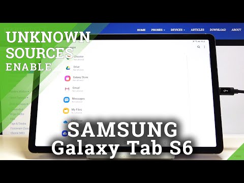 How to Allow Unknown Sources in SAMSUNG Galaxy Tab S6 – Download Content