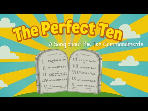 The Perfect Ten | Ten Commandments Song Lyric Video for Kids | Fun & Easy Bible Worship