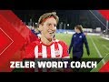 Aline Zeler coach beloftenteam PSV Vrouwen